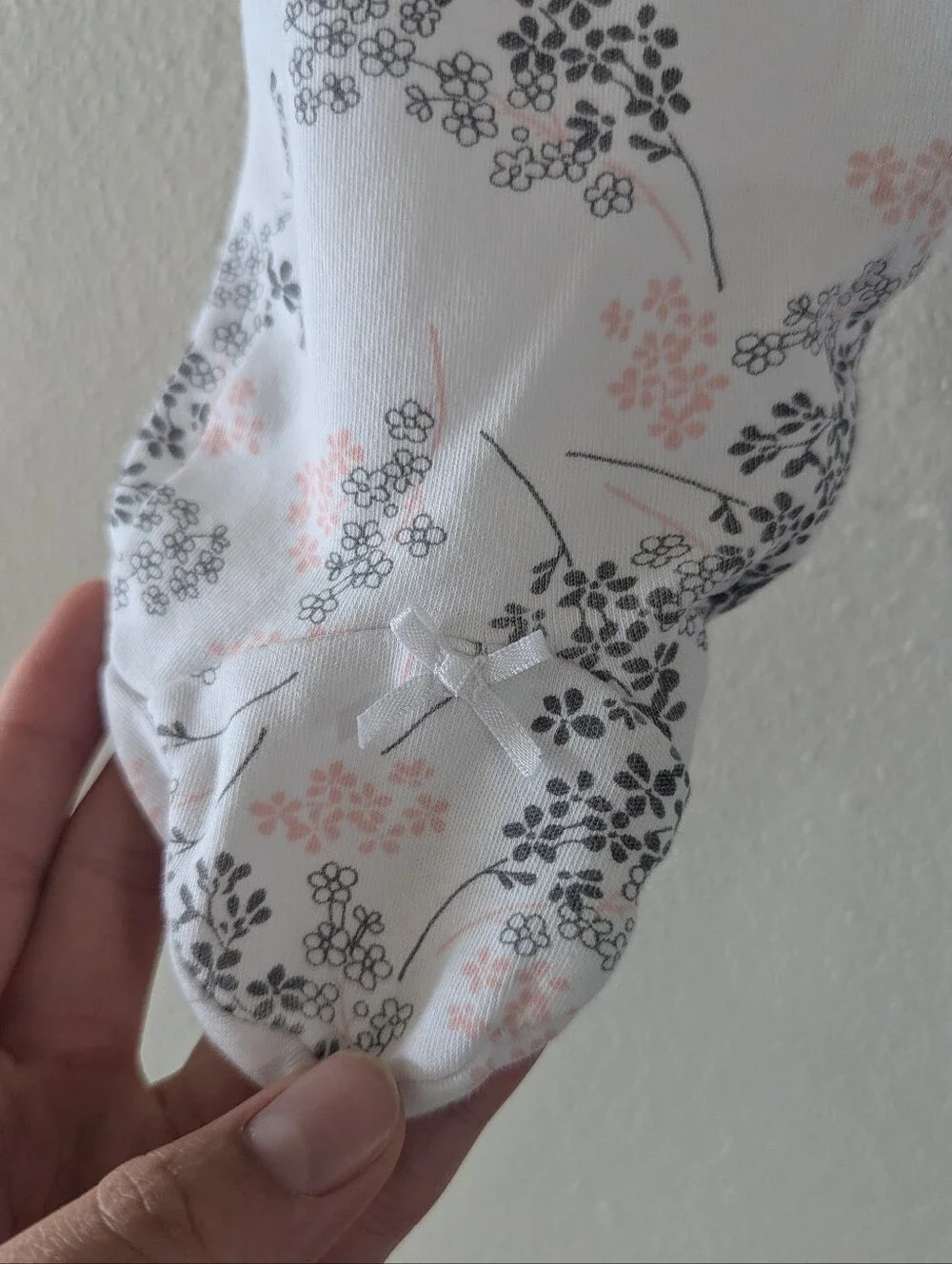 Floral Sleeper With Ruffles